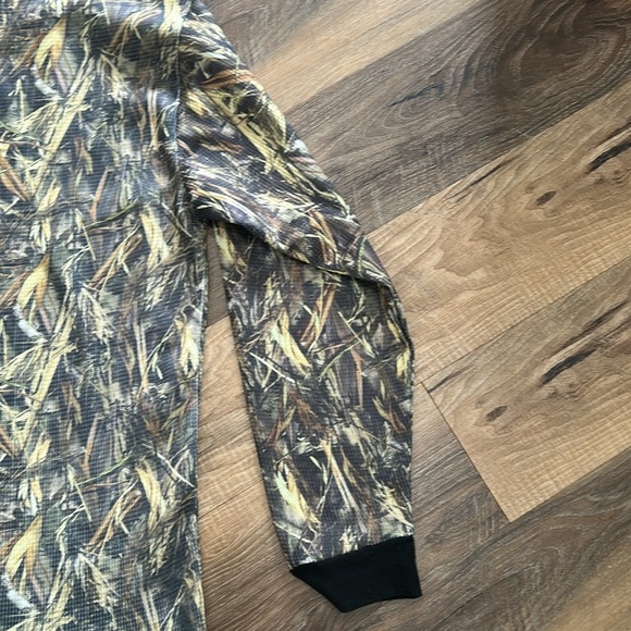 True Timber Camo Shirt Men’s Large Green/Tan Camouflage Hunting Long Sleeve - Picture 13 of 15